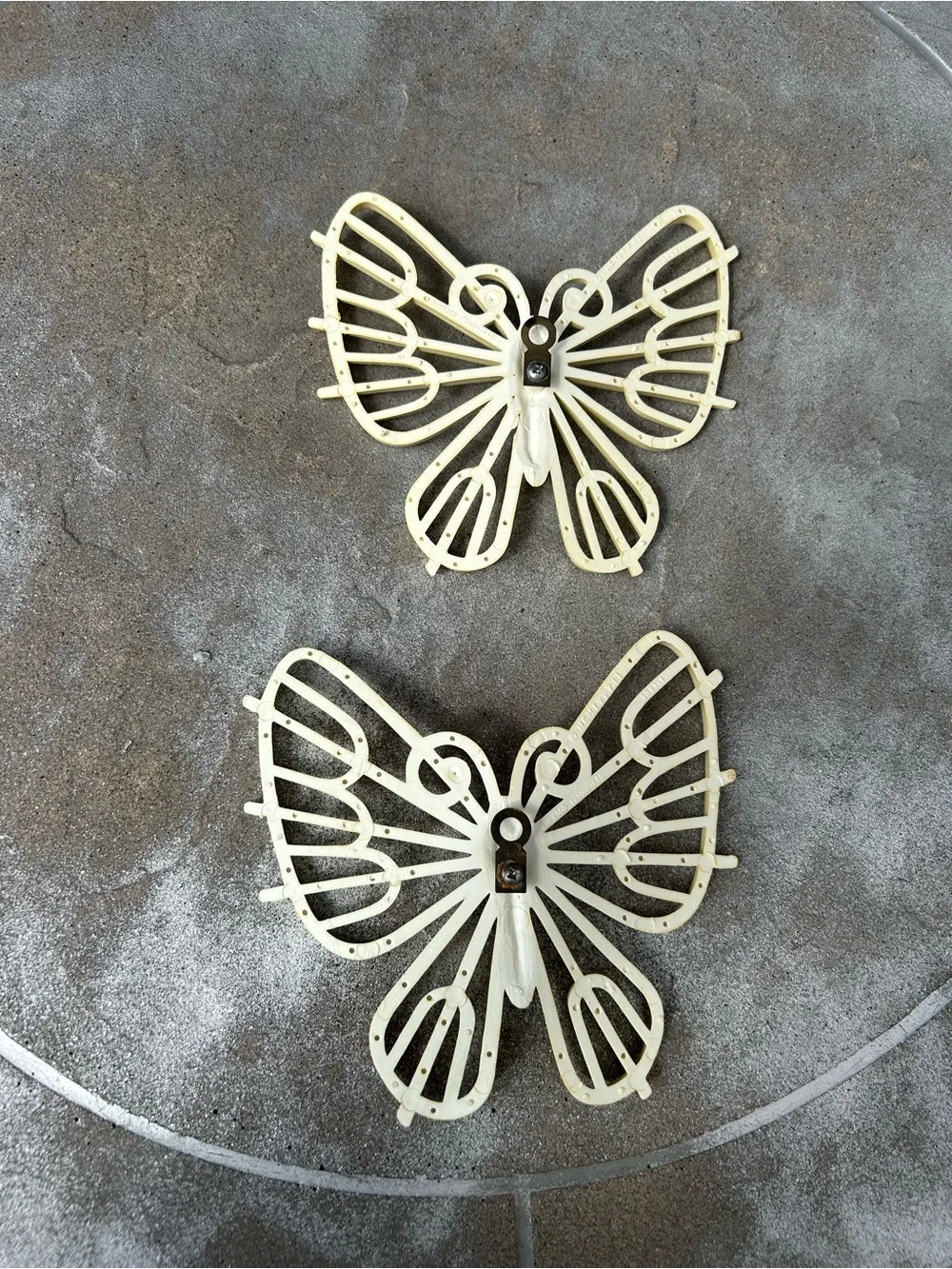 Vintage Home Interior Butterfly Wall Decor Set of 2